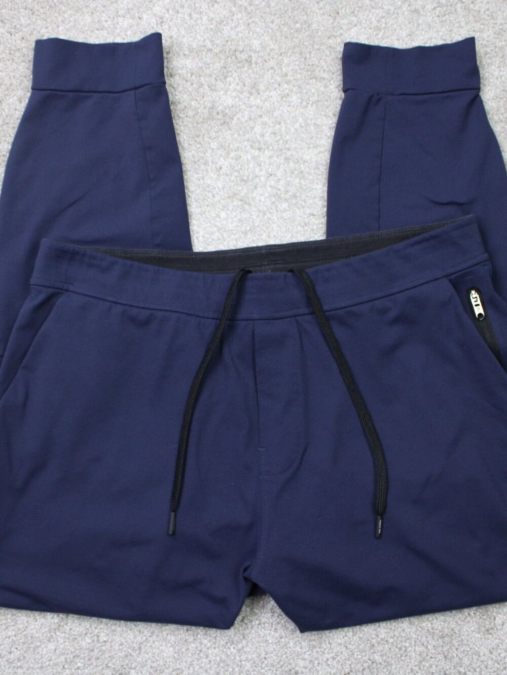 Public Rec Joggers Pants Mens 36x26 Blue Athletic Drawstring Nylon Stretch Gym